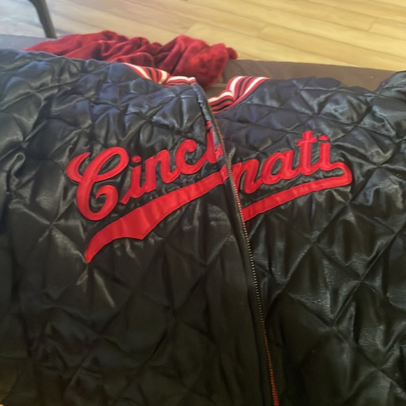 Vintage Reversible Wool Cincinnati Game Jacket. Cooperstown Collection. - Picture 6 of 7